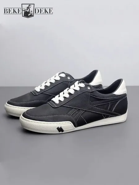 Sapatos casuais de alta qualidade masculino respirável skatela