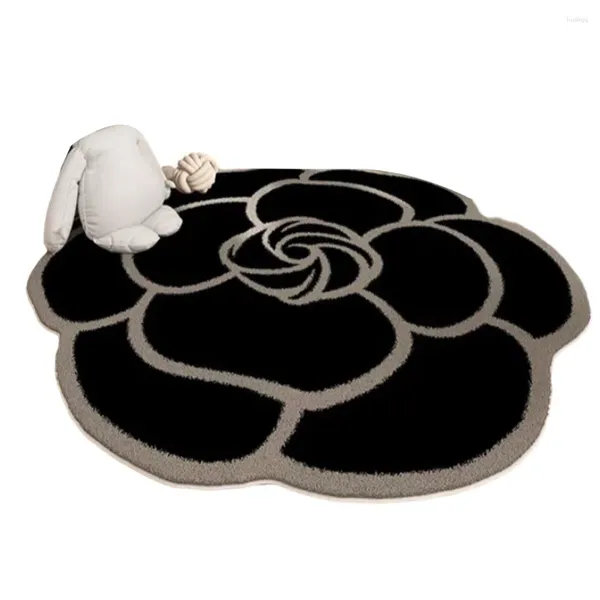 Tappeti tappeti fiore tappeti per pavimenti per decorazioni per la casa per soggiorno cucina di alta qualità loto 40 cm coperta da letto