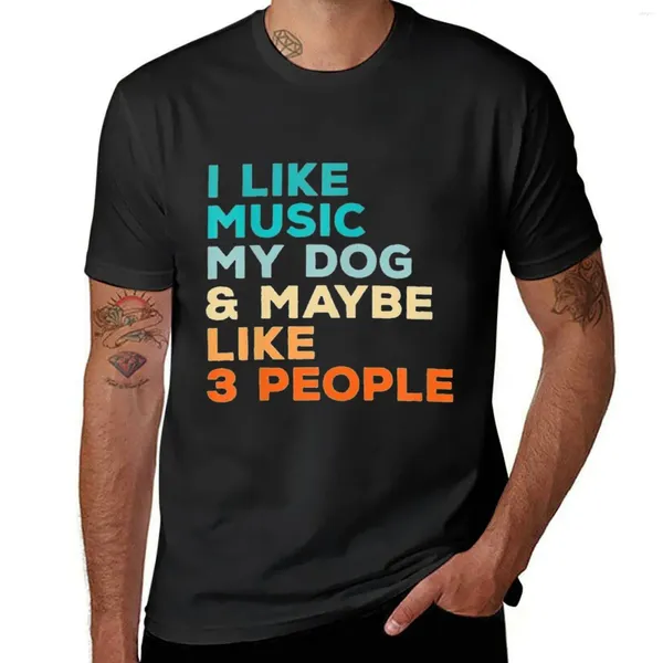 Мужские поло, мне нравится музыка, моя собачья футболка для мальчика, пот, быстро сушка милые топы