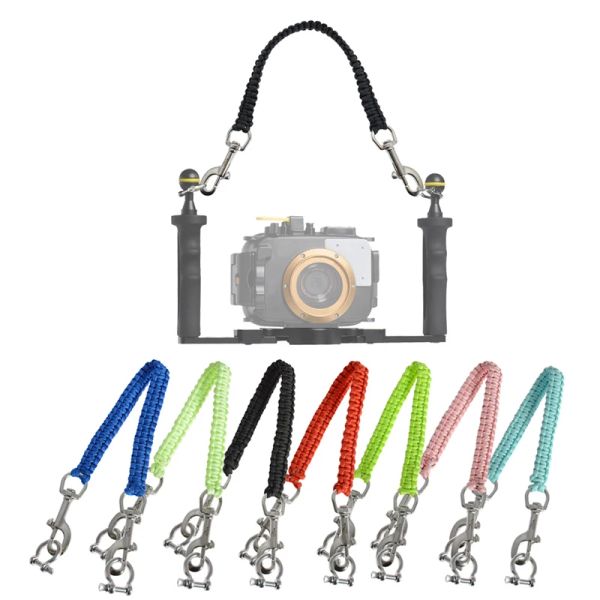 Studio SCUBA Discust Camera Hands Handle Rope Cint Cint Cint Gopro Sony Canon Housing Light Porta di fotografia Underwater Accessorio