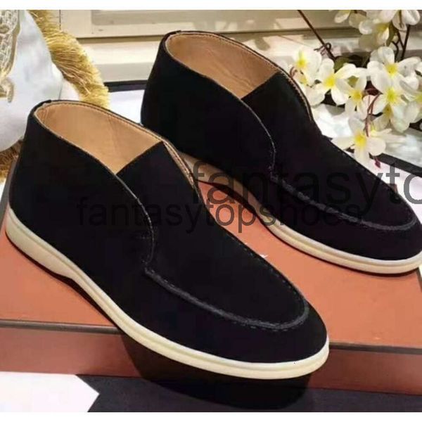 Loro Piano LP Lorospianasl Scarpe di lusso da uomo Stivali a piedi Designer Flats Boot Mocassin Plus Luxury Desert Boots Boots Factory Dimensioni 36