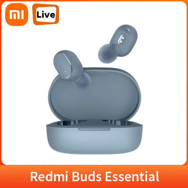 Kopfhörer Xiaomi Redmi Buds Essential TWS Globale Version Ohrhörer IPX4 18 Stunden Akkulaufzeit MI -ture drahtlose Ohrhörer Qualitätsklang