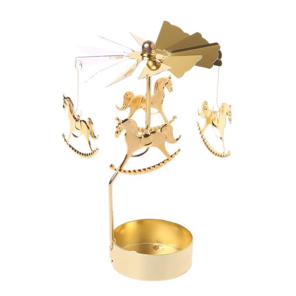 THIETHS che gira il tè a caricatore porta luminosa portabandino in piedi lampada regalo decorazione per matrimoni Accessori caroselli