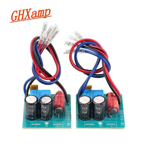 Aksesuarlar GHXAMP 60W 2 Yolu Crossover Hoparlör Bas Tweeter Frekans Bölücü 24 inç Hoparlör Filtre Müzik Sesi 28003200Hz 2 PCS