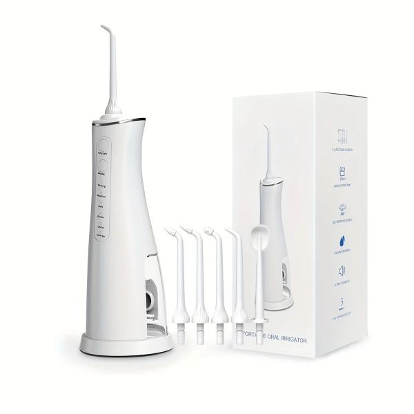 IRRIGATOR 250 ml potente flosser dentale FLOSS USB Base ricaricabile IRRIGADOR DEETHINE Odontoiatria Odontoiatria IRGATORI ORAL