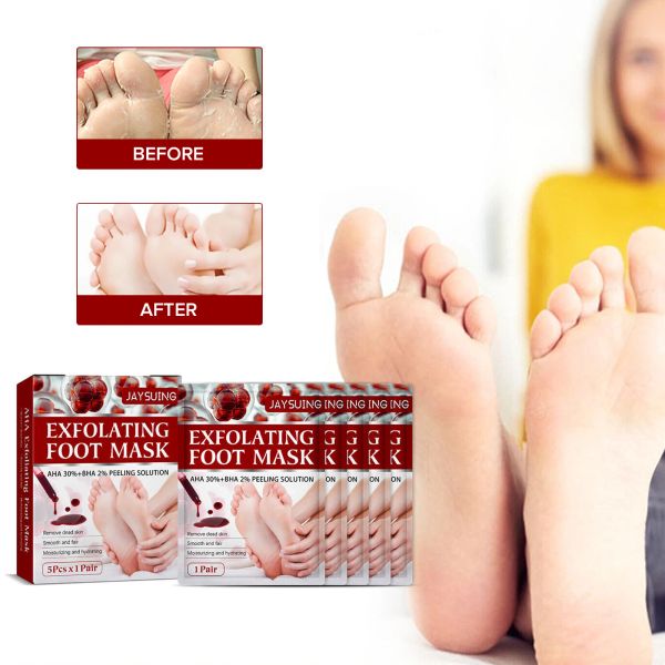 Werkzeug Peeling Füße Maske Socken Peeling Peeling für Füße Maske Entfernen Sie tote Haut Feuchtigkeitsfeuchtigkeits -Pediküre Anti Crack Foot Patch Spa