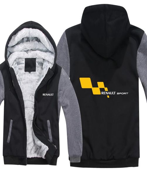 Renault Sport Hoodies Winter Männer Mode Woll Liner Jacke Renault Sport Sweatshirts Männer Mantel HS1069209869