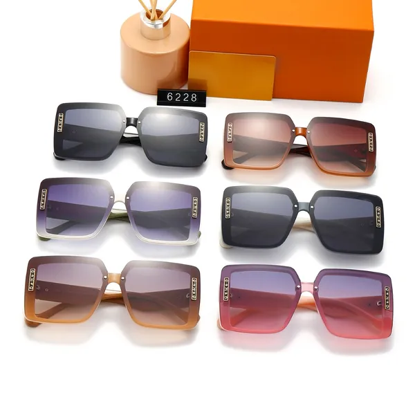 Óculos de sol de moda de tamanho grande para mulher homem dhgate luxo quadro quadrado de sol dos óculos de sol top masculino de glasses de sol dos óculos de sol da praia