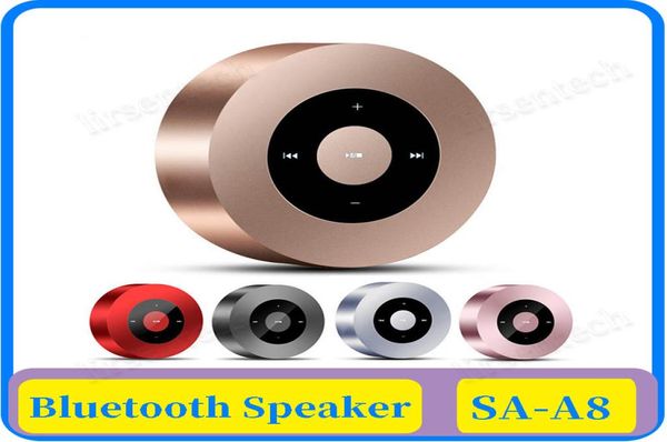 A8 Bluetooth Speaker Portable Wireless Speakers Subwoofer Bass Coluna Altavoz Suporte TF Aux in para iPhone Android PC5938992