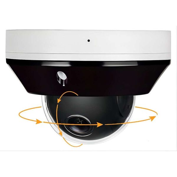 Câmera de rede ao ar livre de 6mp mini ptz ptz ptz poe com zoom de 3x, lente de zoom elétrico de 88 mm, microfone, iP66 à prova de intempéries, compatibilidade interna do Hikvision NVR