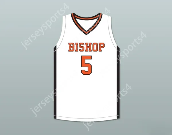 Custom Mens Youth/Kids Chubbs Hendricks 5 Bischof Hayes Tigers White Basketball Jersey Der Weg zurück-Top genäht S-6xl