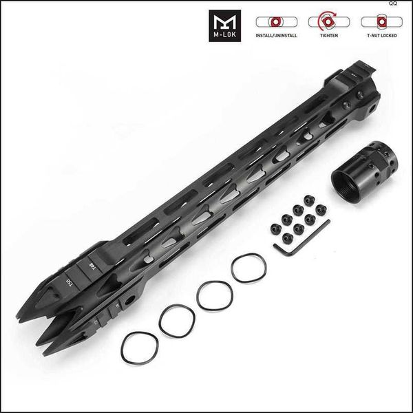 Scopes AR15 MLOK Handschütze Super Slim Quad Rail Float Picatinny Accessoires Drop -Lieferung 2022 Taktische Ausrüstung DHW9OQQ