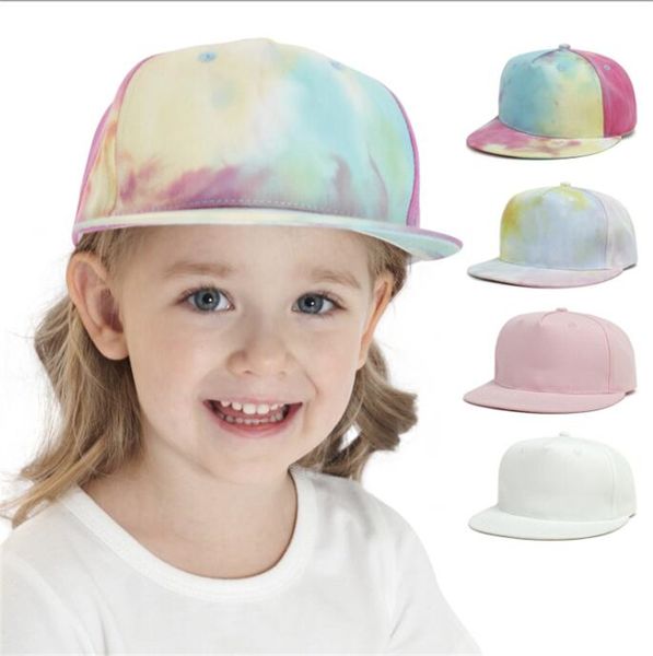 Bambini colorati di cotone carino per bambini berretto da baseball berretto da baseball snap back hat hat hip hop tind tind puere neonati per bambini cappelli sportivi df358
