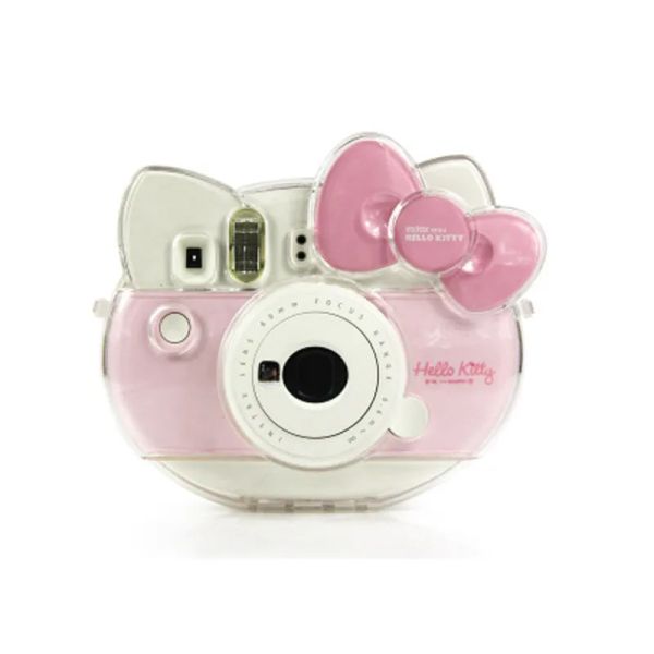 Bolsas PVC Protector Case Transparent Crystal Shell para Fujifilm Instax Mini Kitty Câmera