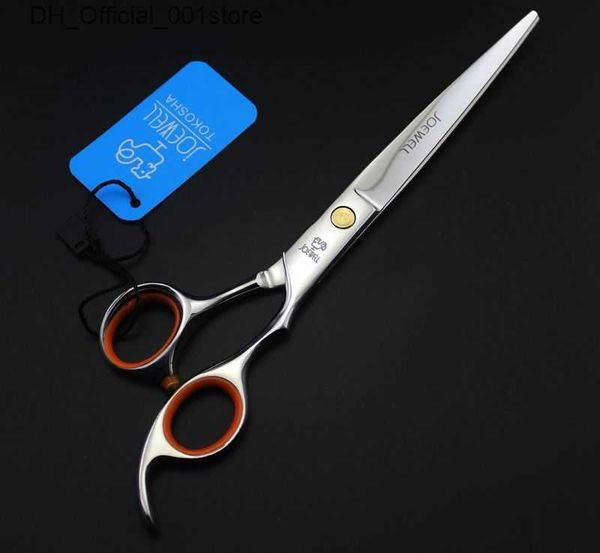 Tesoura de cabelo de alta qualidade Joewell Hair Scissors 6.5/7,0 polegadas Rainnamento de aço inoxidável barbeiro Profissional Profissional q240425