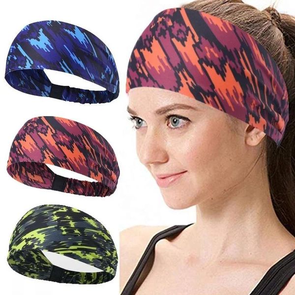 Widerstandsbänder Sport Stirnbänder Fahrrad Radfahren Running Sweatband Fitness Jogging Tennis Yoga Fitnessstudio Headscarf Head Sweat Hair Band Bandage Männer Männer