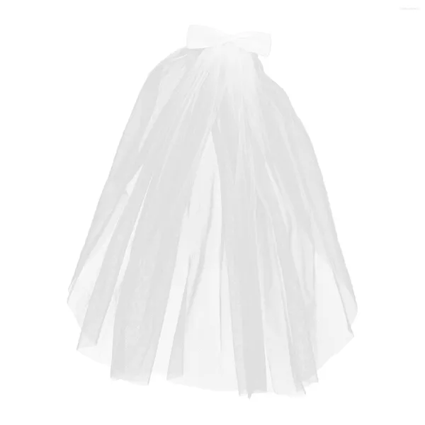 Veli da sposa fiore girl bow velo sposa abito da sposa fascia per bambini accessori per capelli