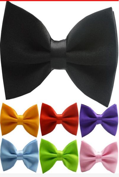 Men039s Moda Tuxedo Classic Solid Color Butterfly Party Tie Bow Tias do Groom Ties Bush Men Men Vintage Wedding Party 3270942