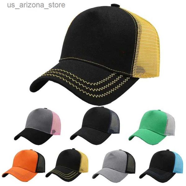 Ball Caps all'ingrosso e al dettaglio di cappelli a maglia unisex Cappelli da baseball Cappelli da pilota maschio e femmina Cappelli da cartone animato Cappelli da cartone animato 5 Mesh Q240425