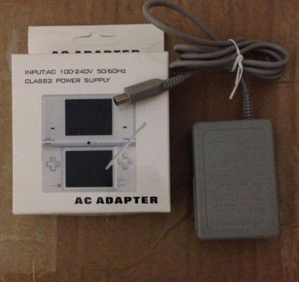 Cavo adattatore di caricabatterie per alimentatore a muro di casa CA con scatola di vendita al dettaglio per Nintendo DS NDS GBA SP5132398