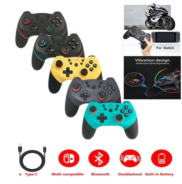 Gamepad bluetooth wireless per il controller di joystick di Nintend Switch Pro per NDS Switch Console con Handle a 6axis1767534