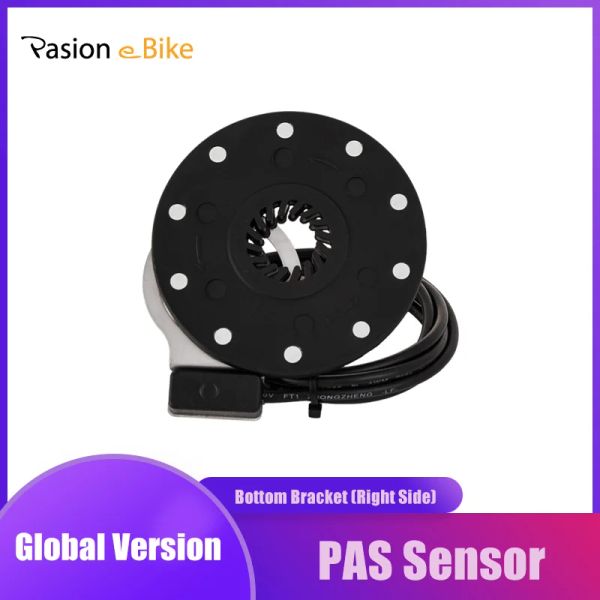 Acessórios EBIKE PEDAL PAS PAS System Assistant Sensor 10 ímãs do lado direito Acessórios de bicicleta elétrica para kit de conversão de bicicleta elétrica P