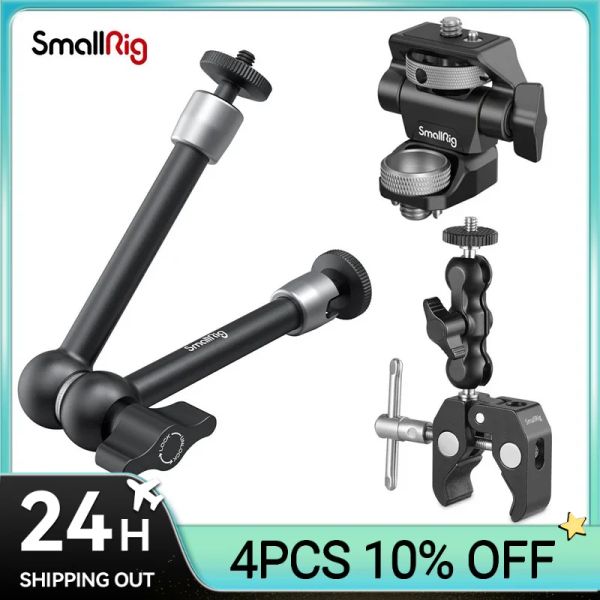 Acessórios Smallrig DSLR Câmera de câmera ajustável Holder Glipular e inclinar o monitor ajustável Montagem com Mount 2903 de chegada 2903