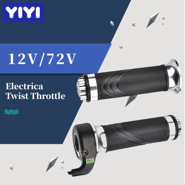 Acessórios Bicicleta Electrica Twist acelerar 12V 72V para o kit de acelerador de acelerador de velocidade de velocidade da scooter de bicicleta elétrica para bicicleta elétrica