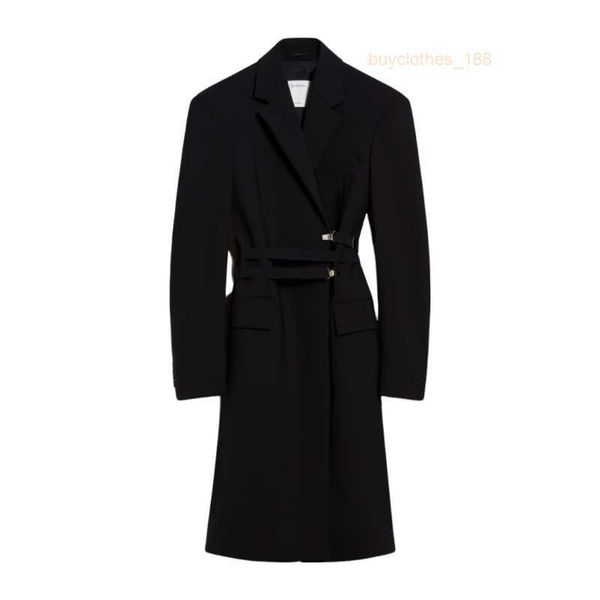 Designer casacos casacos de caxemira casacos de luxo max maras feminino preto requintado tecido de lã casual