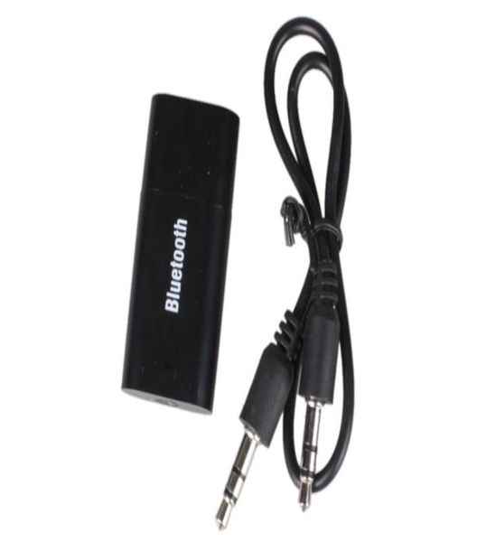 3.5mm Stereo USB Kablosuz Bluetooth o Müzik Alıcı Adaptörü A2DP V1.2+Kablo5926556