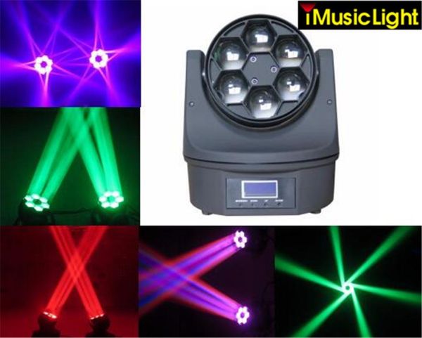 4pcslot 615W Osram RGBW 4in1 Mini Bee Eye Beam Light DMX512 Wash Moving Head Light Dj Dj Disco Fest Home Show Bar Stage Party L2002424