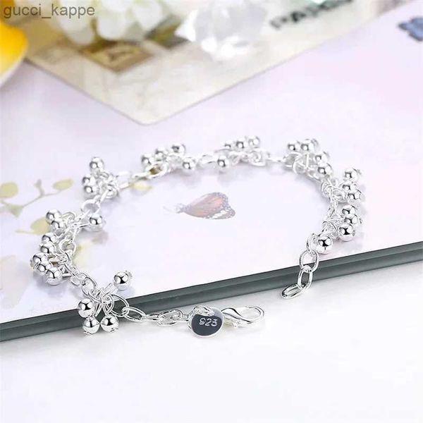 Catena bellissimi braccialetti in argento sterling Nello per le donne da donna Bracciale per perle di bracciale per perle di moda splendide gioielli all'ingrosso