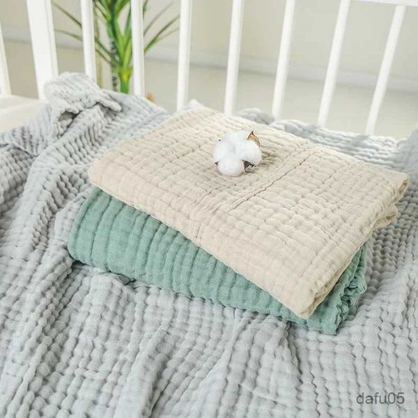 Cobertores panos de 6 camadas cobertores de bebê recém -nascido Muslin Baby Towel Tootes Cotoreiro Coloque Creco Crescimento para Meninas Meninas Bedding Bedding
