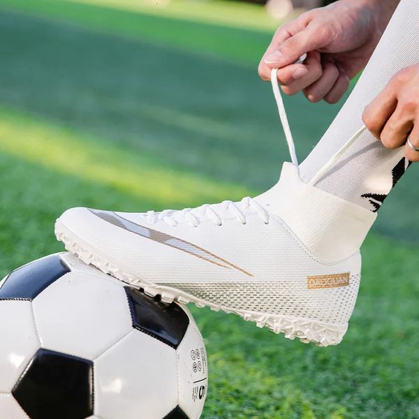 Aliups размер 3545 футбольные обувь Agtf Football Boots Kids Boy Girl Ultralight Cheats Кроссы Botas de Futbol 240416