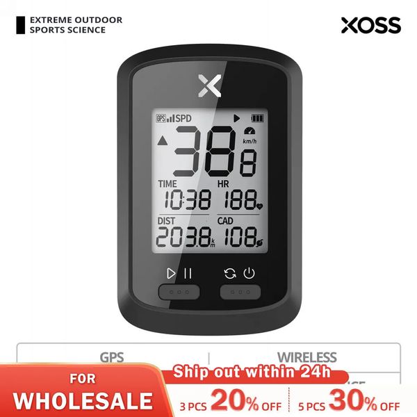 Xoss GG GPS Bike Computer Wireless Cycling Tachometerstraße MTB wasserdichtes Bluetooth -Kadenzgeschwindigkeitsrad 240416