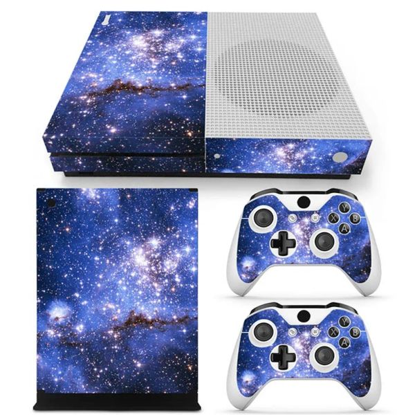 Aufkleber Streary Sky Factory Price für Xbox One S Konsole PVC Hautaufkleber für Xbox One S Controller Hautabziehbilder