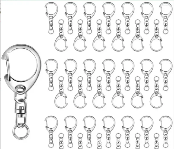 Набор для ключей для ключей кольца кольца подвесные аппаратные крючки с и прыжковой кольцо DIY ремесла Создание припасов