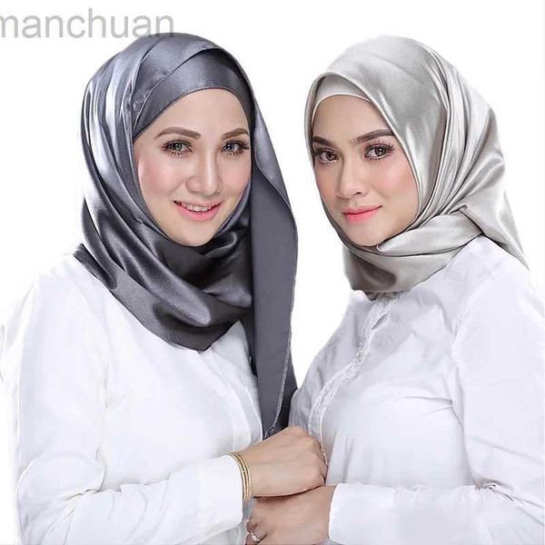 Hijabs Novo Silk Muslim Wrap Instant Hijab Women Women Shawl Scarf Satin pashmina bandana Islam falard