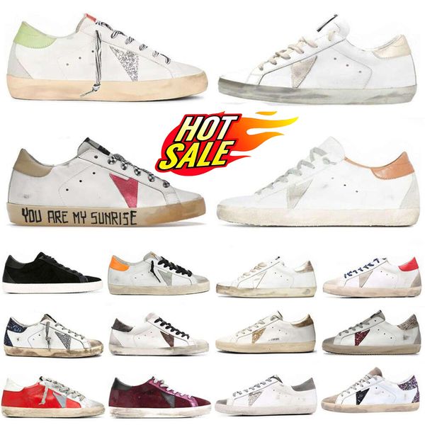 Designer Woman Man Ball Star Scarpe Super Trainer Fashion Golden Womens Brand Men Sneakers Classic White Do Do Lace Shoe Shot Up Times 36-45