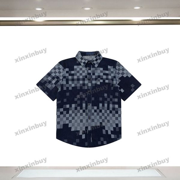 Xinxinbuy Men Designer Tee camise