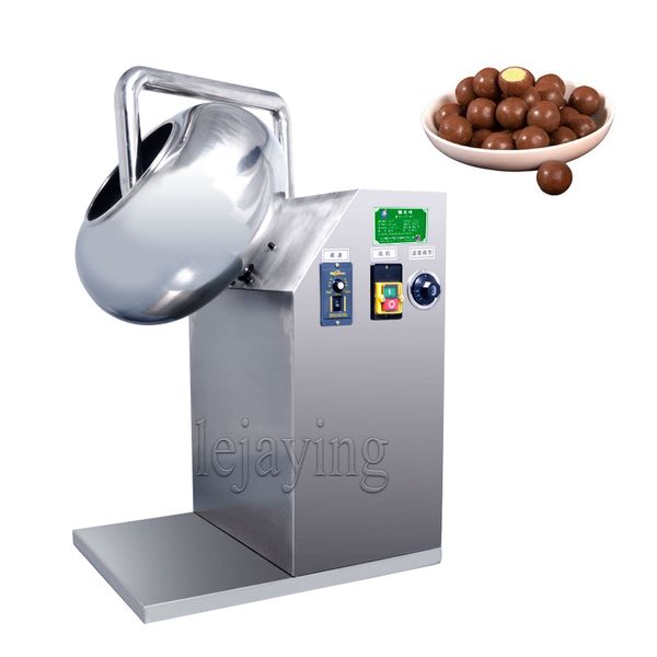 Erdnusszuckerbeschichtungsmaschine kleiner Maßstab hocheffizienter Pralinen Food Film Zuckerbeschichtung Maschine Maschine