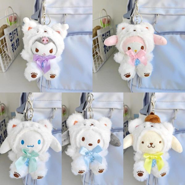 Pendenti di cartoni animati giapponesi, graziose bambole di peluche anime, borse da cartone animato, pendenti, macchine per bambole da quattro pollici, giocattoli transfrontalieri