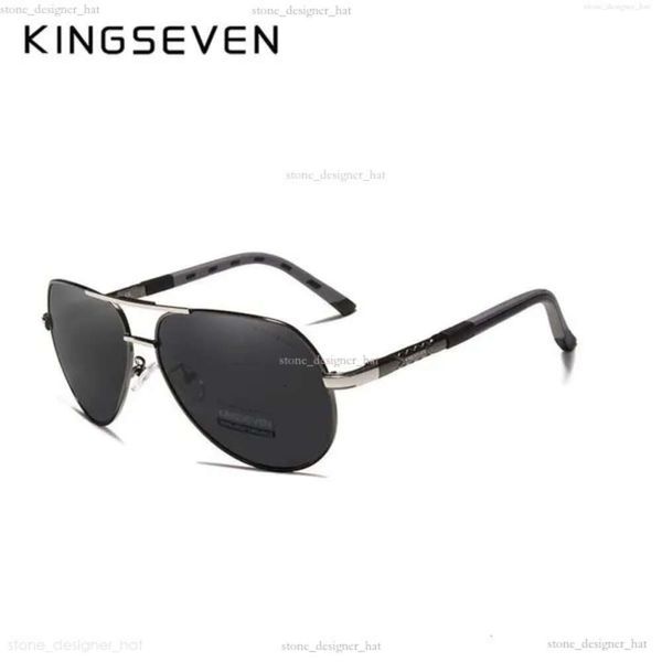 Óculos de sol Kingseven Alumínio Magnésio Magno Polarizado Lente Sem Lente Sunglasses para Homem Homem Definição Mulheres Retro Oculos Oculos de Sol 3231