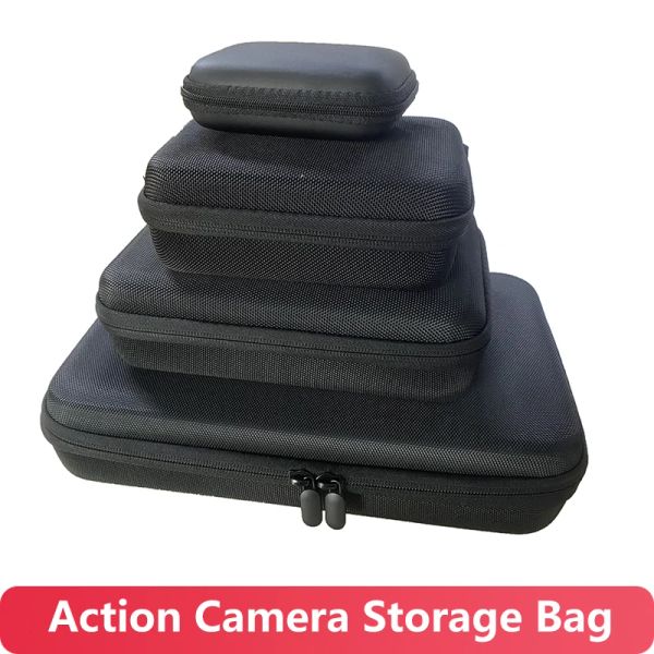Accessori Borsa di stoccaggio Shock Proof Safe Box Case di trasporto portatile per GoPro Hero 12 11 10 9 8 7 5 SJCAM Akaso DJI Action Camera Accessori