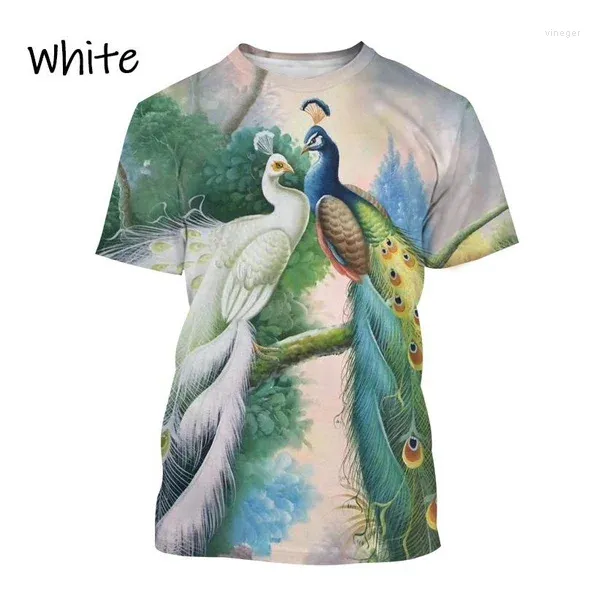 Camicie da uomo estate uomini donne da donna colpa animale da equipaggio 3d moda manica corta t-shirt casual