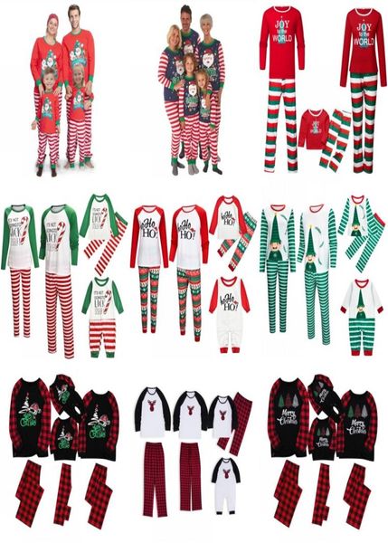 Set di pigiami per famiglie di NewChristmas da papà per bambini abbinate natalizi per il sonno natalizio per la festa del pigiama indossa Ewa18398310499