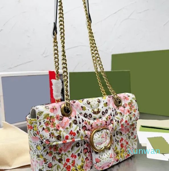 NOVO MS Designer Bolsa de flores Prind Print ombre