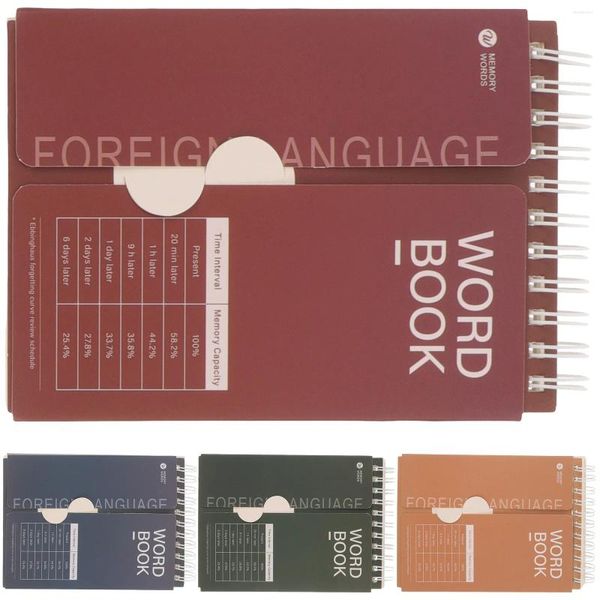 Titolo inglese: Planner Word Book Notebook Leaf Leaf Notebook coreano a spirale nota mini taccuini