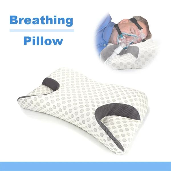 Travesseiro de travesseiro de contorno inodoro CPAP Fillow para médico/paciente/hospital usando travesseiro de espuma de memória