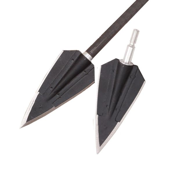 Arrow 6pcs Arco e flecha Broadheads 125 GRAIN/160 GRAIN LINHO UNIVERSAL 2 FIX BLADE PONTOS DE PONTOS DE